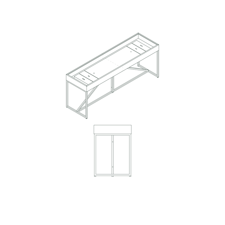 custom shuffleboard table drawings